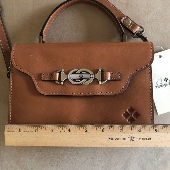 Patricia Nash Porcili Top Handle Bag in Biscuit NWT - Picture 11 of 13